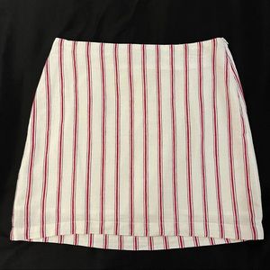 Forever 21 Pinstriped Mini Skirt